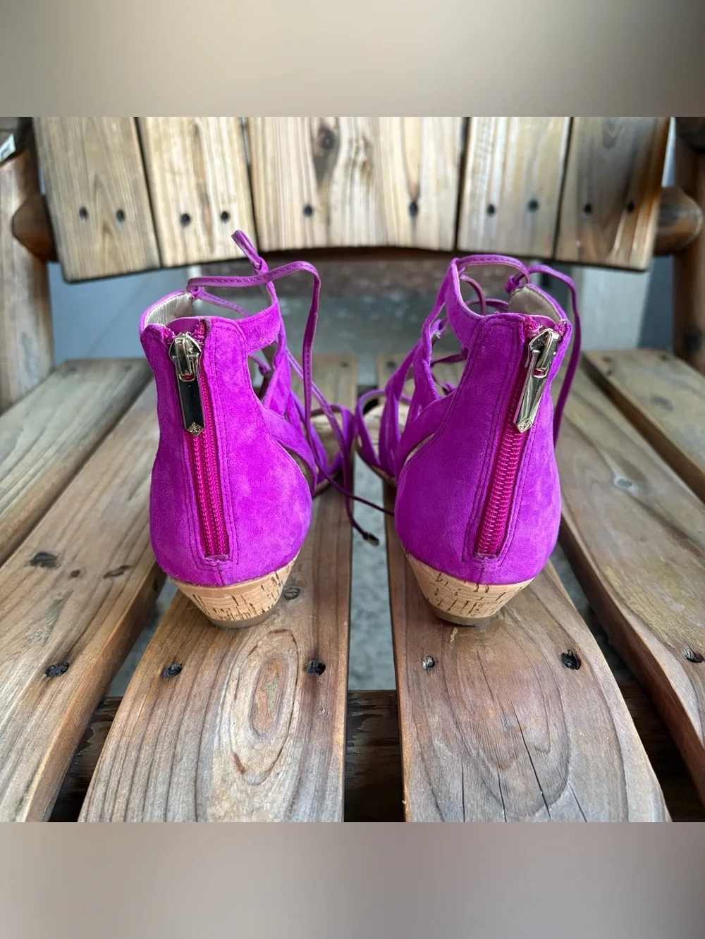 Sam Edelman Dawson Fuchsia Gladiator Sandal Size 7